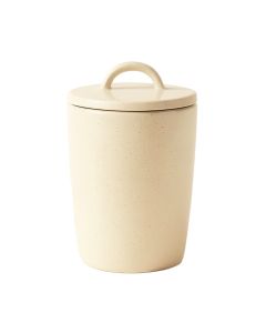 Moss Bridge Storage Canister With Lid - Ivory