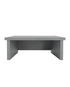 Spruce Crossing Desktop Monitor Riser - Gray (synthetic illustration; no displayed measurements)