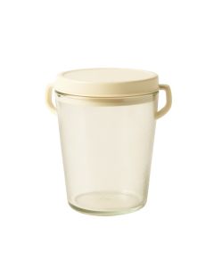 Linden Bluff Storage Canister With Lid - Cream
