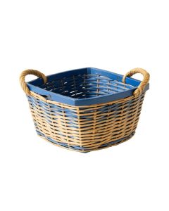Maple Arc Empty Storage Basket - Blue (synthetic illustration; no displayed measurements)