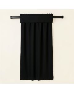 Oslo Home Theater Grade 100 % Solid Blackout Thermal Rod Pocket Single Curtain Panel (synthetic illustration; no displayed measurements)