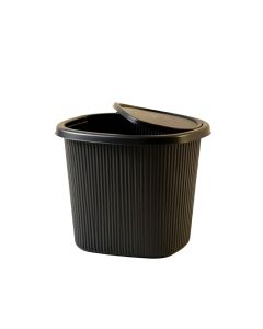 Meadow Bridge Laundry Hamper - Black