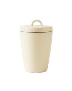 Laurel Bluff Storage Canister With Lid - Ivory