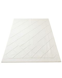 Rowan Arc Rectangular Area Rug - White