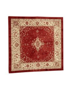 Leist Power Loom Red/Beige Rug