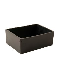 Sage Bluff Empty Storage Basket - Black