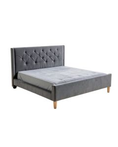 Fenny Queen Tufted Upholstered Low Profile Standard Bed