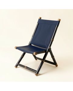 Maple Crossing Folding Outdoor Chair - Navy (synthetic illustration; no displayed measurements)