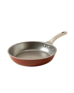 Ayesha Home Collection Porcelain Enamel Nonstick Frying Pan , 10-Inch