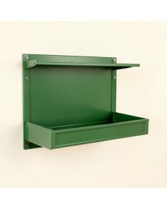 Hill Branch Empty Wall-Mounted Tool Organizer Panel - Green (synthetic illustration; no displayed measurements)