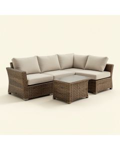 Vayne Patio Sectional With Table (synthetic illustration; no displayed measurements)