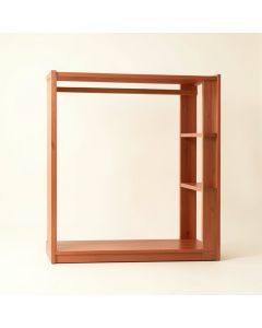 Hill Crossing Empty Garment Rack - Terracotta (synthetic illustration; no displayed measurements)