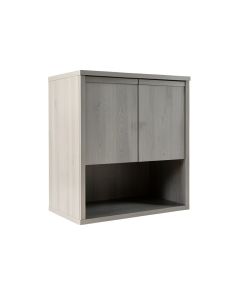 Shore Bridge Wall-Mounted Laundry Cabinet - Gray (synthetic illustration; no displayed measurements)