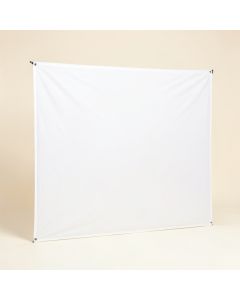 White 96 '' X 156 '' Portable Inflatable Projector Screen (synthetic illustration; no displayed measurements)