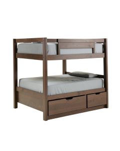 Salem Staircase Twin Over Twin Bunk Bed With Drawers (synthetic illustration; no displayed measurements)
