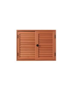 Holly Dale Wall-Mounted Entry Cabinet - Terracotta (synthetic illustration; no displayed measurements)