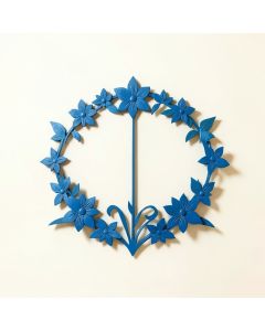 Arshen Welcome Daisies Metal Garden Sign (synthetic illustration; no displayed measurements)