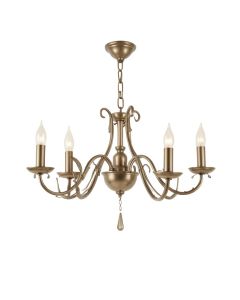 Mahalia 5 - Light Candle Style Empire Chandelier