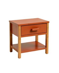 Meadow Crest Nightstand - Terracotta (synthetic illustration; no displayed measurements)