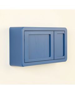 Heath Brook Wall-Mounted Entry Cabinet - Blue (synthetic illustration; no displayed measurements)