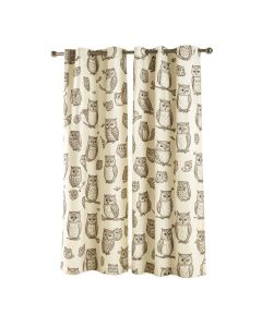 Alegre Owl 2 Panel Curtain Set
