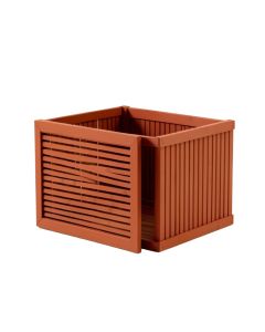 Cove Crest Empty Furniture-Style Litter Enclosure - Terracotta