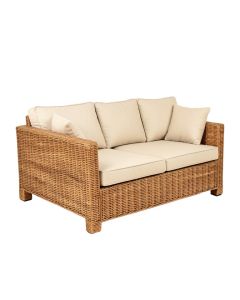 Eyesea 94.5 '' Wide Patio Sofa With Sunbrella Cushions (synthetic illustration; no displayed measurements)