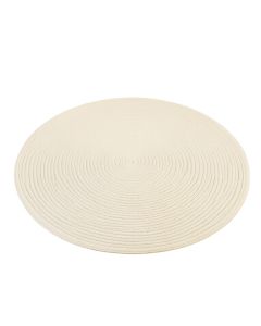 Maple Branch Round Area Rug - Ivory (synthetic illustration; no displayed measurements)