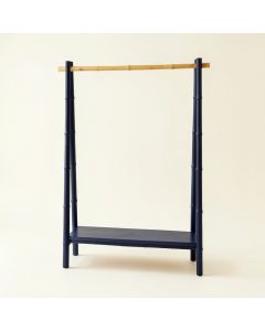 Slate Bend Empty Garment Rack - Navy (synthetic illustration; no displayed measurements)