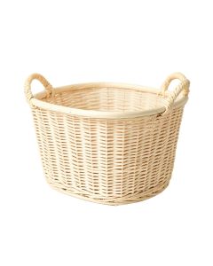 Heath Bluff Empty Storage Basket - Ivory
