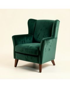 Liptak 24.5 '' Wide Velvet Wingback Chair (synthetic illustration; no displayed measurements)