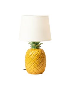 Arianna Pineapple Ceramic 23 '' Table Lamp (synthetic illustration; no displayed measurements)