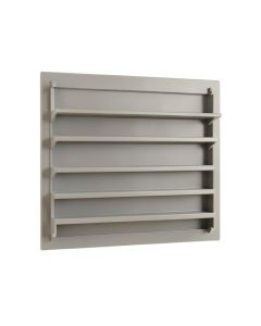Flint Branch Empty Wall-Mounted Tool Organizer Panel - Gray (synthetic illustration; no displayed measurements)
