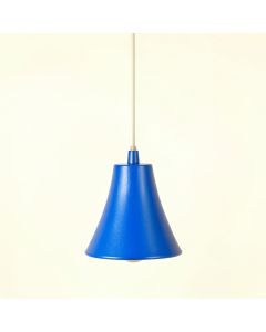 Ash Bridge Pendant Light Suspended From One Plain Cable - Blue (synthetic illustration; no displayed measurements)