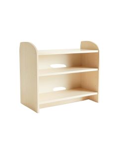 Dune Bend Desktop Shelving Unit - Ivory (synthetic illustration; no displayed measurements)