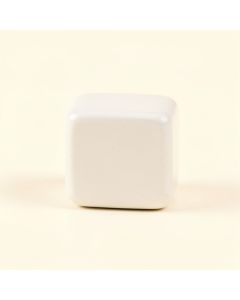 Linden Branch Cabinet Knob Without Packaging - White (synthetic illustration; no displayed measurements)