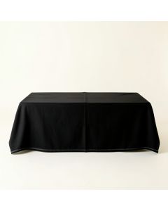 Brook Crest Flat Bed Sheet - Black (synthetic illustration; no displayed measurements)