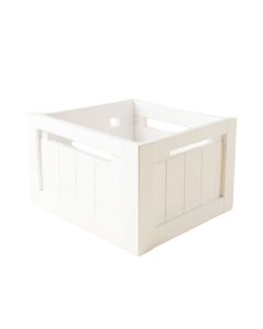 Dune Crest Empty Furniture-Style Pet Crate - White