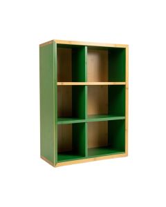 Shore Dale Freestanding Bookcase - Green (synthetic illustration; no displayed measurements)