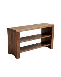 Gladstone Wood Shelves Storage Bench (synthetic illustration; no displayed measurements)