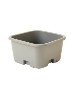 Alder Bridge Empty Railing Planter With Integral Brackets - Gray (synthetic illustration; no displayed measurements)