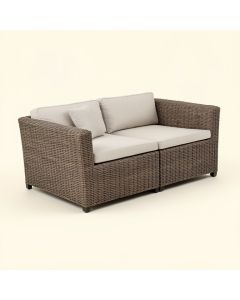 Jermiah 77.2 '' Wide Outdoor Wicker Right Hand Facing Patio Sectional Cushions (synthetic illustration; no displayed measurements)