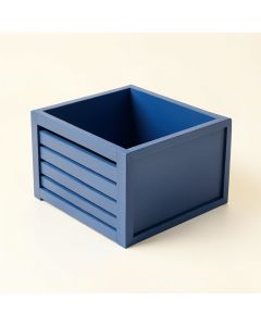 Vale Arc Empty Furniture-Style Litter Enclosure - Blue (synthetic illustration; no displayed measurements)