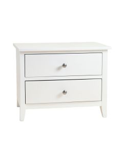 Lechner 2 - Drawer Nightstand In White (synthetic illustration; no displayed measurements)