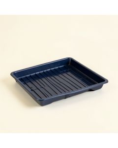 Hazel Edge Empty Under-Desk Cable Tray - Navy (synthetic illustration; no displayed measurements)