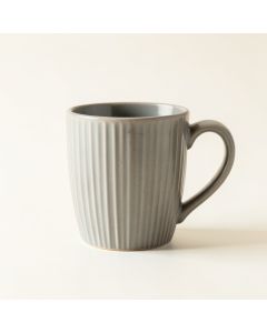 Olive Arc Ceramic Mug - Gray (synthetic illustration; no displayed measurements)
