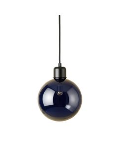 Moss Brook Pendant Light Suspended From One Plain Cable - Navy (synthetic illustration; no displayed measurements)