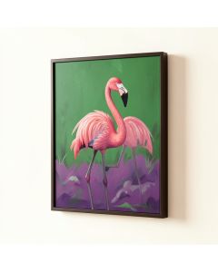 Flamingos 2 Painting Print (synthetic illustration; no displayed measurements)