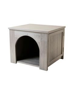 Wren Dale Empty Furniture-Style Litter Enclosure - Gray (synthetic illustration; no displayed measurements)