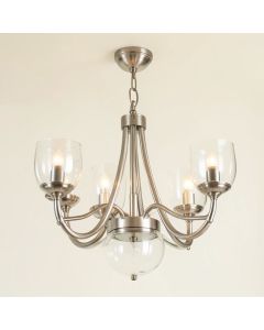 Corrinne 6-Light Candle Style Drum Chandelier (synthetic illustration; no displayed measurements)